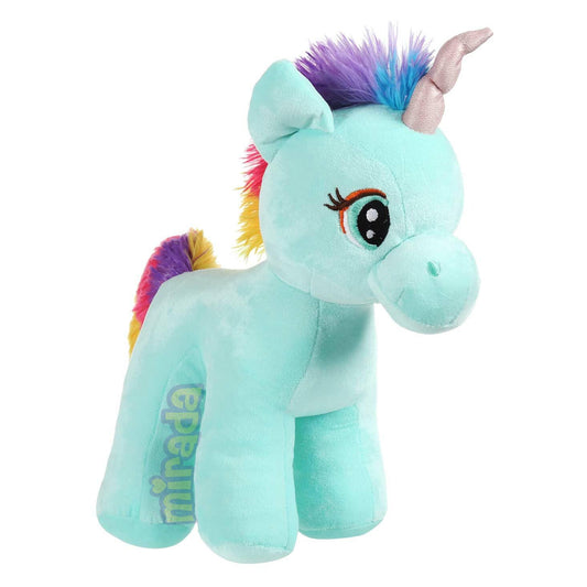Mirada Standing Unicorn Toy - Cyan – 29cm