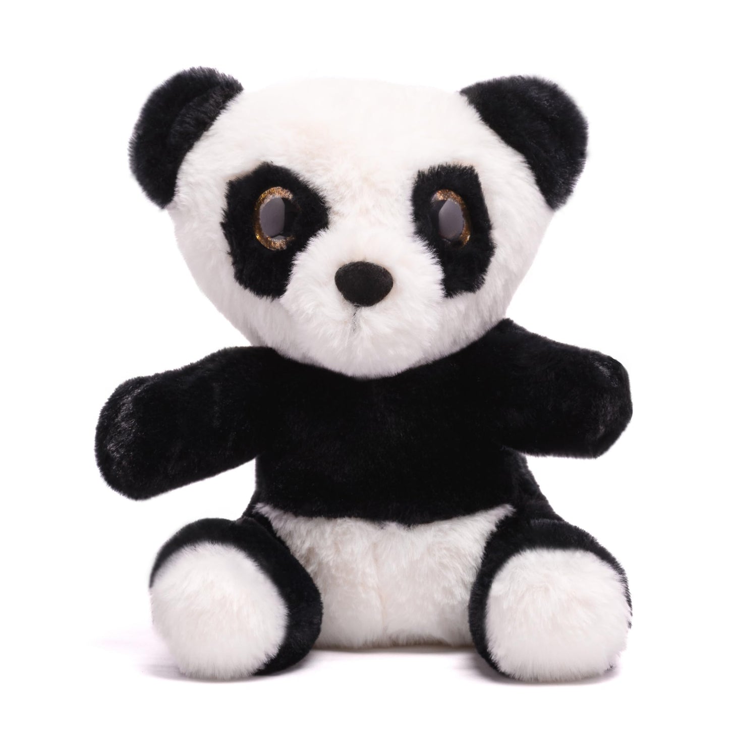 Mirada Glitter Eye Panda Toy - Black – 25cm