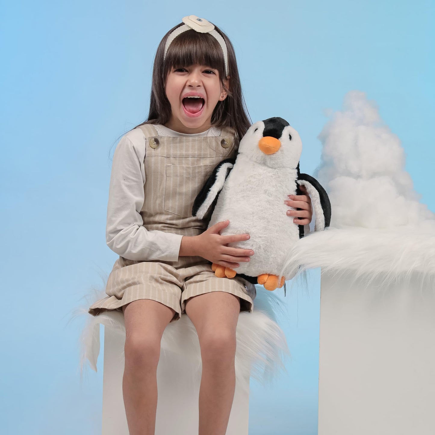 Mirada Glitter Eye Penguin Toy – 30cm