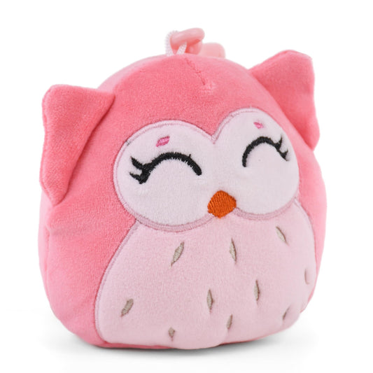 Mirada Hanging Owl Toy - Coral – 11cm