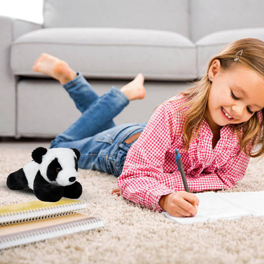 Mirada Floppy Panda Toy - Black – 21cm