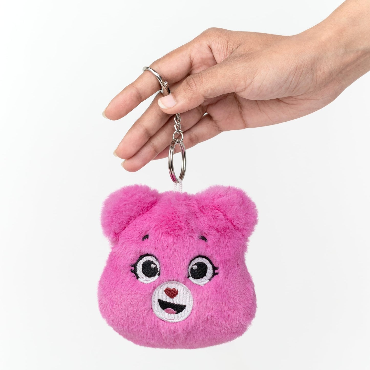 Mirada Smiley Key Chain Toy - Magenta -12cm