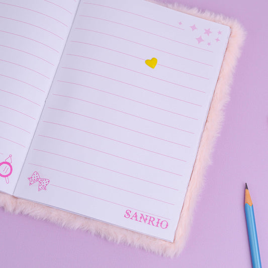 Mirada Hello Kitty Kuromi Plush Notebook | Officially Licensed