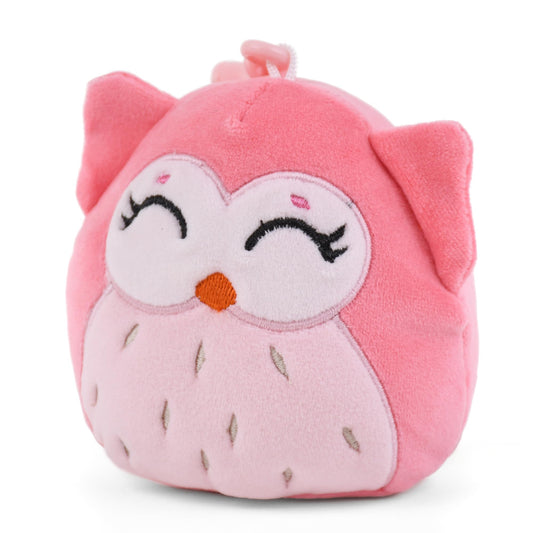 Mirada Hanging Owl Toy - Coral – 11cm