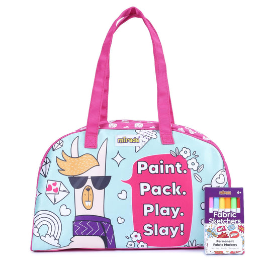 Mirada Llama Fun Duffle Bag