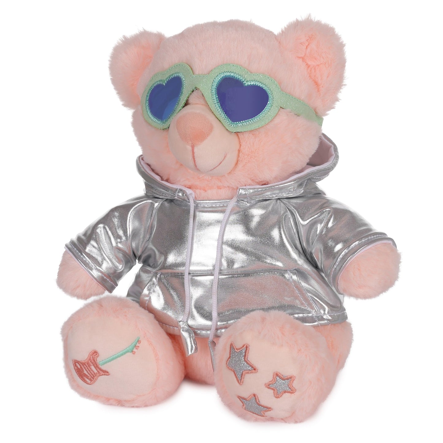 Mirada Rockstar Bear Plush Toy – 25cm