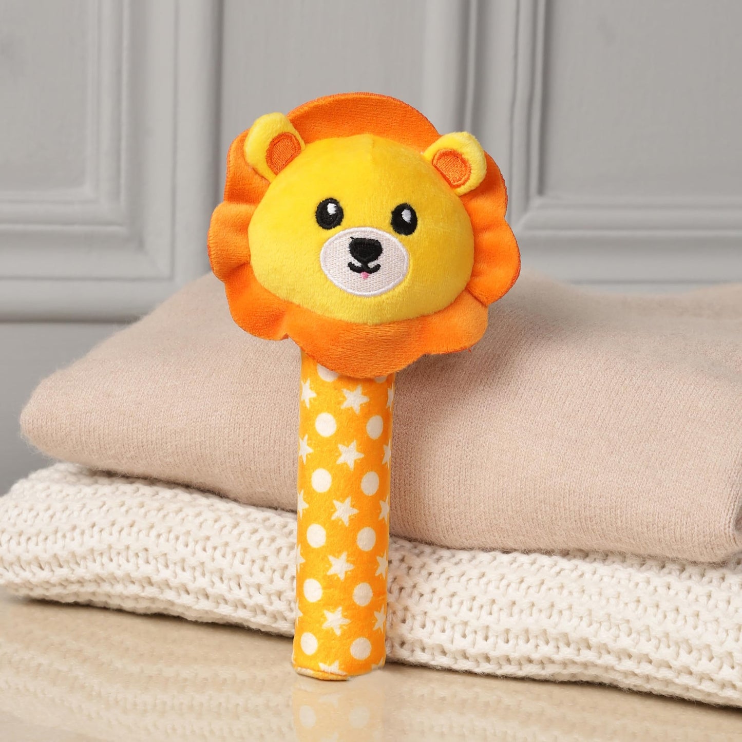 Mirada Lion Rattle Toy – 18cm