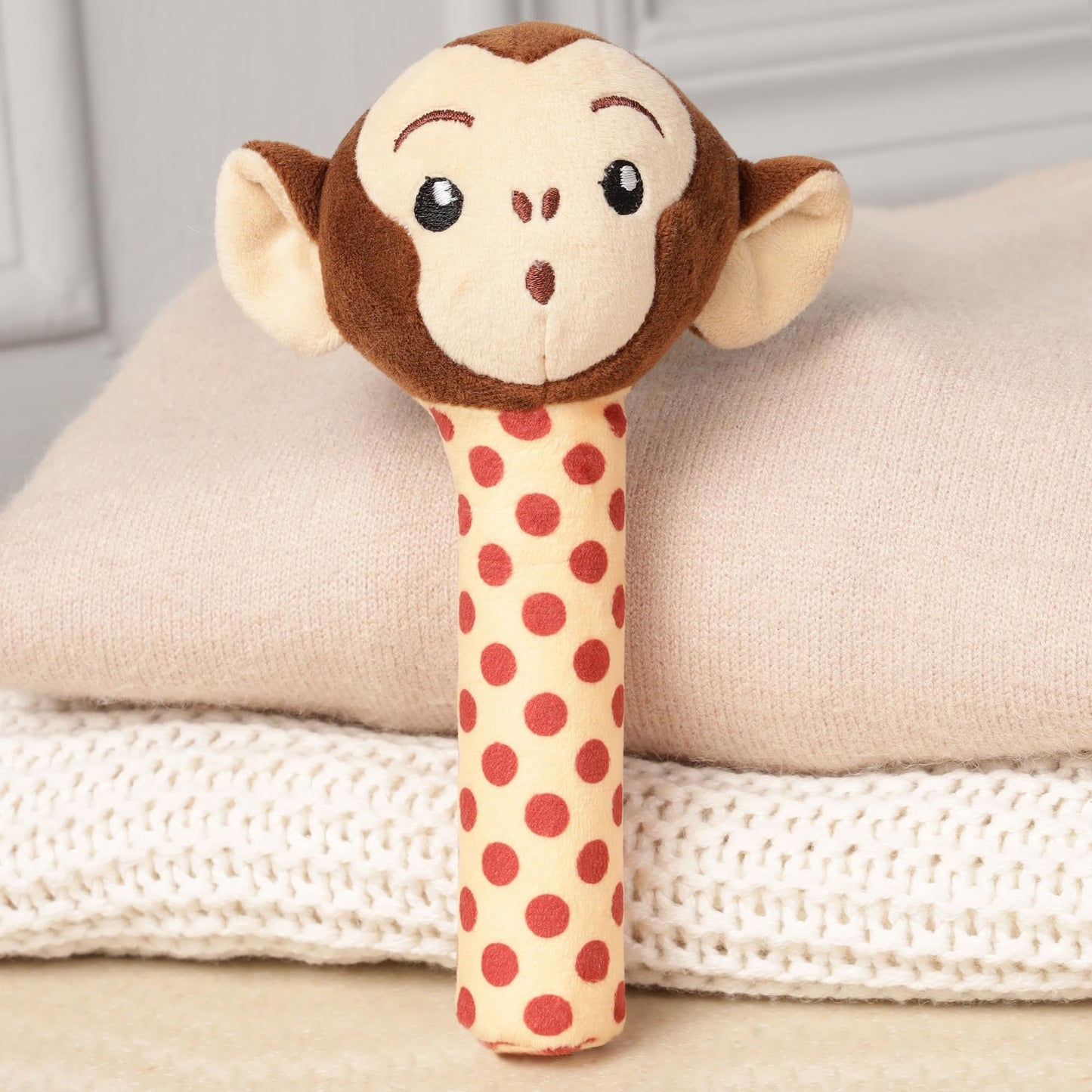 Mirada Monkey Rattle Toy – 18cm