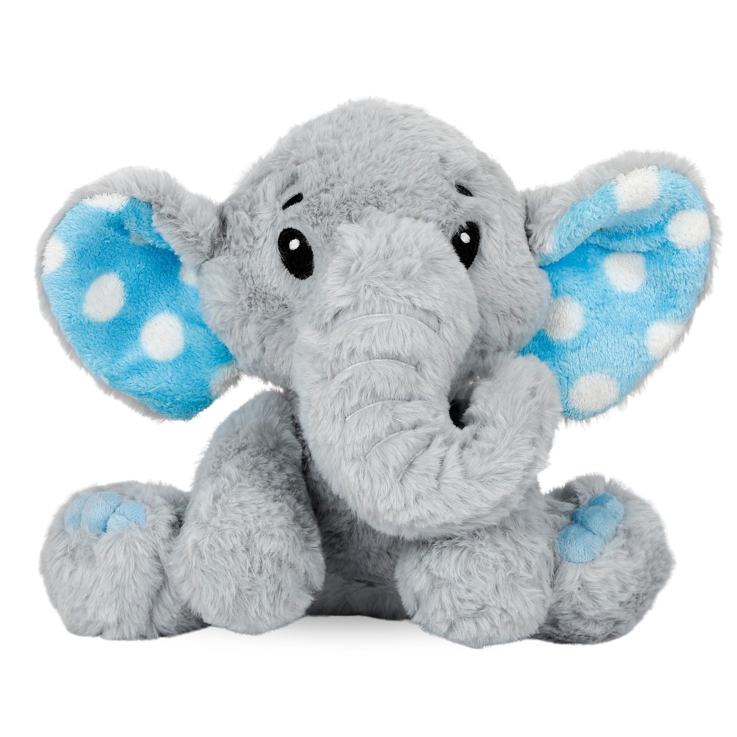 Mirada Elephant Polka Dot Toy - Blue – 25cm