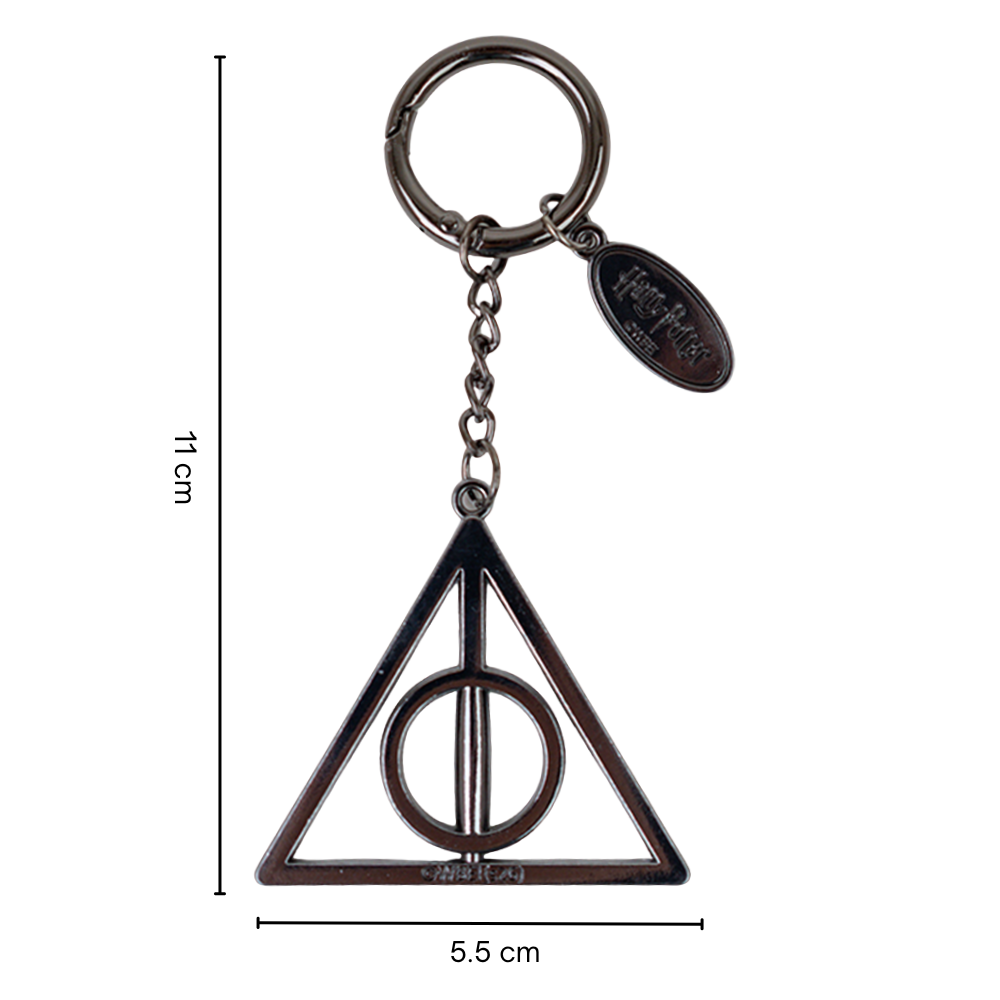 Mirada Harry Potter Deathly Hallow Metal Keychain