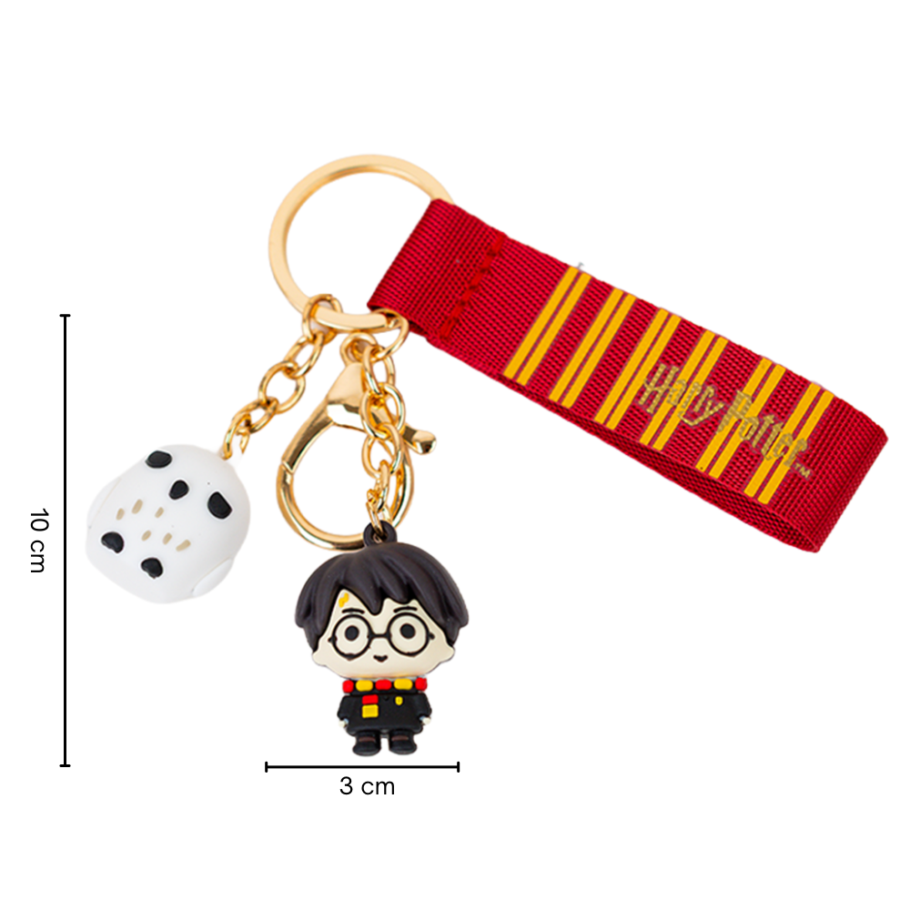 Mirada Harry & Hedwig 3D Rubber Charm Key Chain