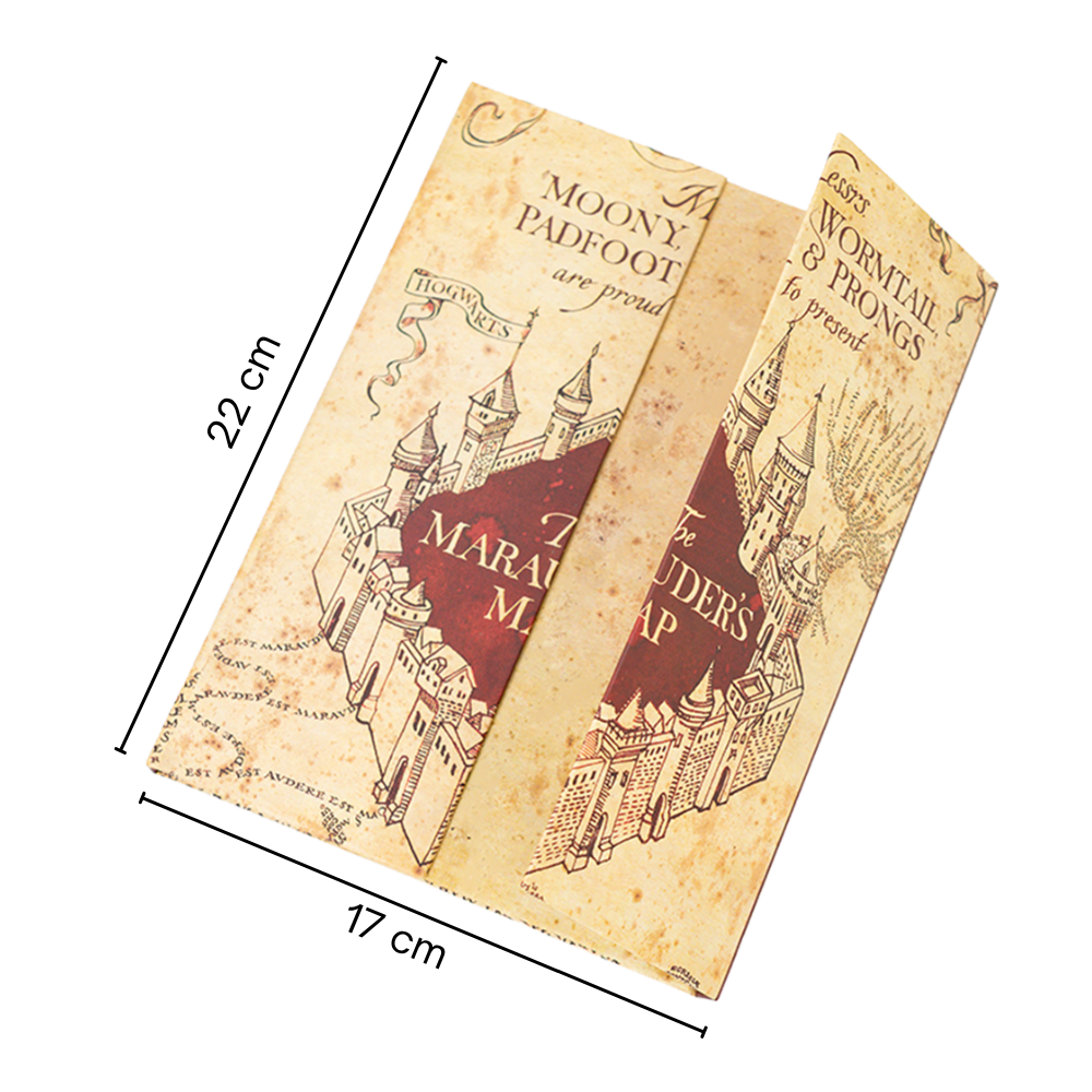 Mirada Harry Potter Marauder Map Notebook with Pen Set