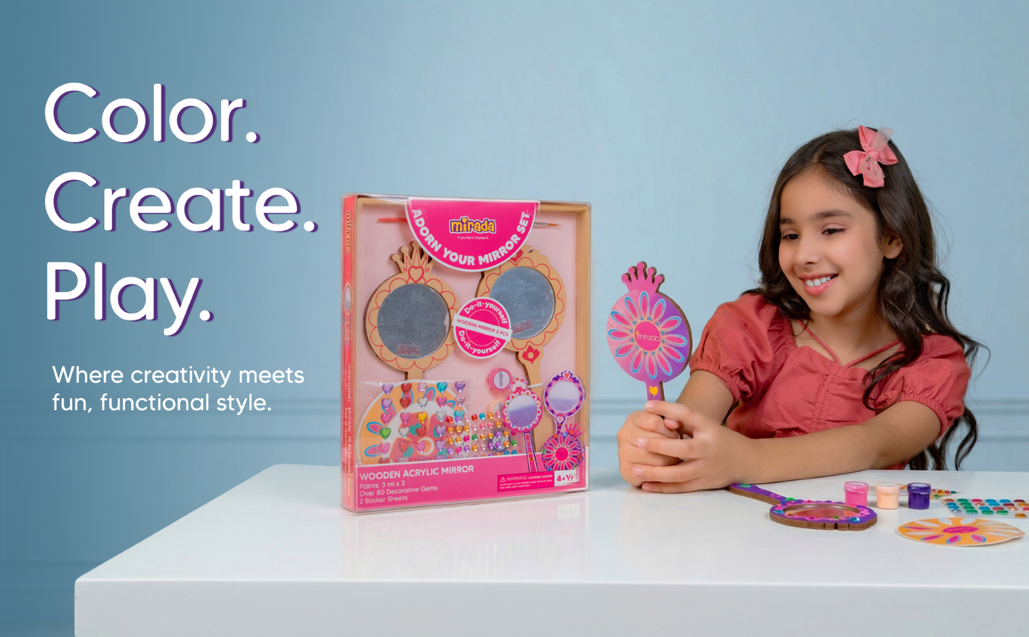 Mirada Adorn Your Mirror DIY Craft Set