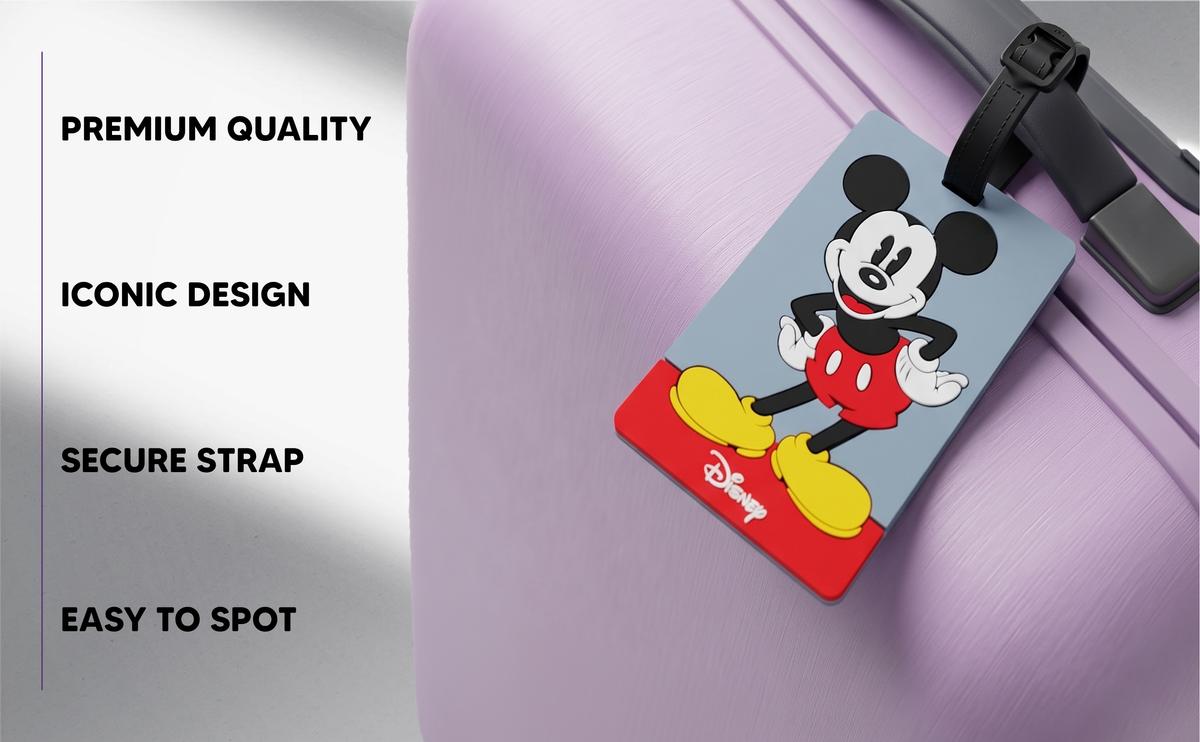 Mirada Disney Mickey Mouse Luggage Tag