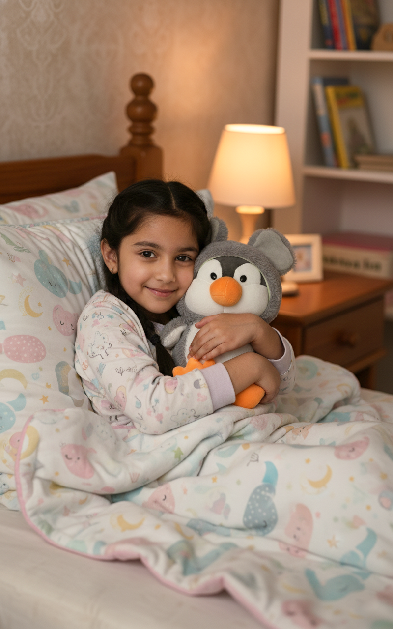Mirada Hoodie Penguin Toy - Grey – 25cm
