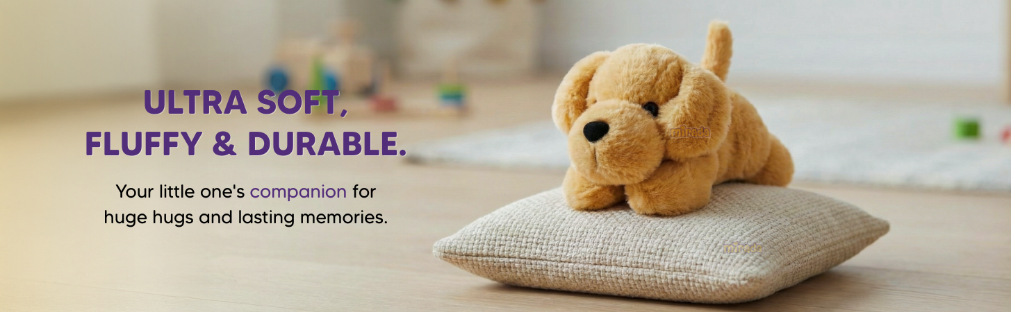 Mirada Floppy Bear Toy - Brown – 21cm