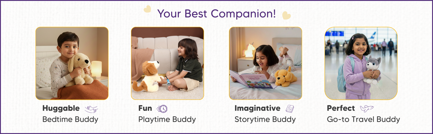 Mirada Floppy Bear Toy - Brown – 21cm