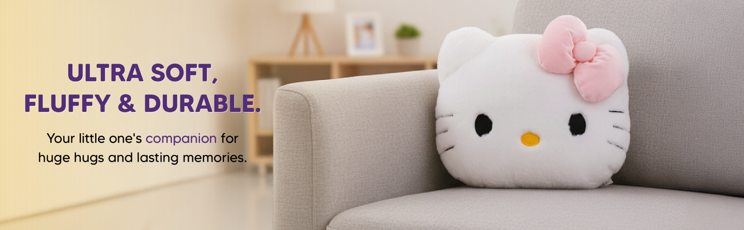 Mirada Sanrio Hello Kitty Face Cushion – 30cm