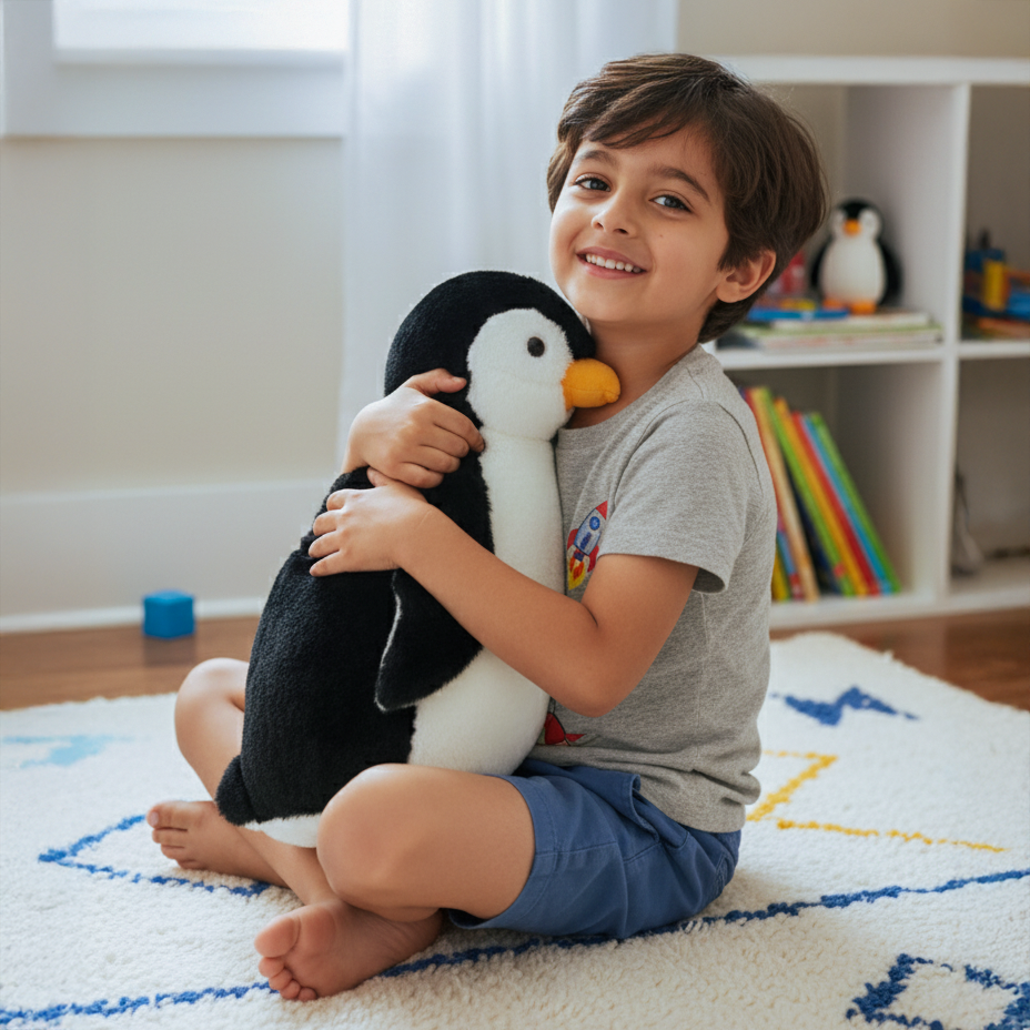 Mirada Standing Penguin Toy - Black – 42cm