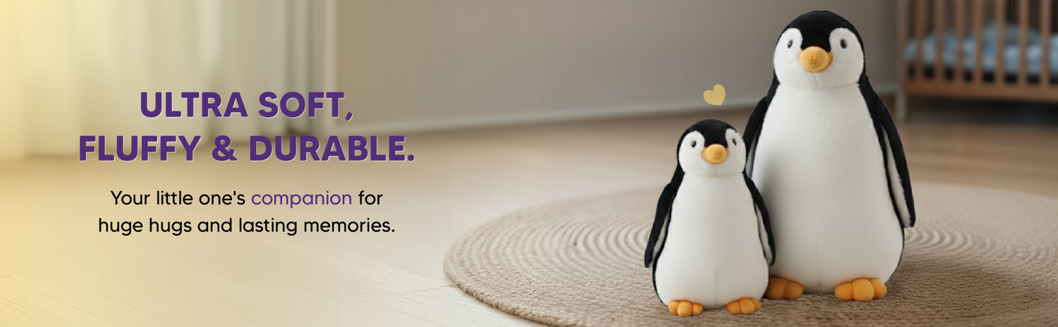 Mirada Standing Penguin Toy - Black – 42cm