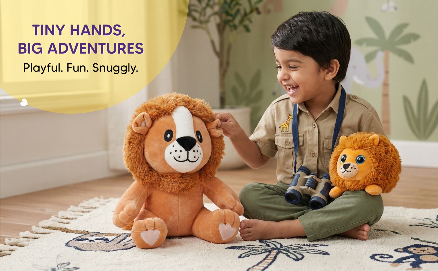 Mirada Lion Ball Toy – 14cm