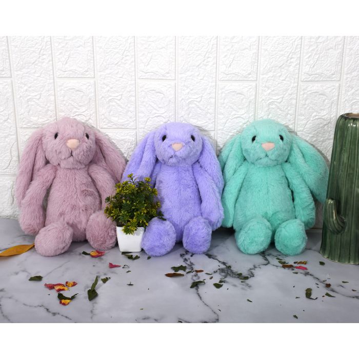 Mirada Turquoise Cute Plush Huggable Bunny Stuffed Soft Toy - 23 cm