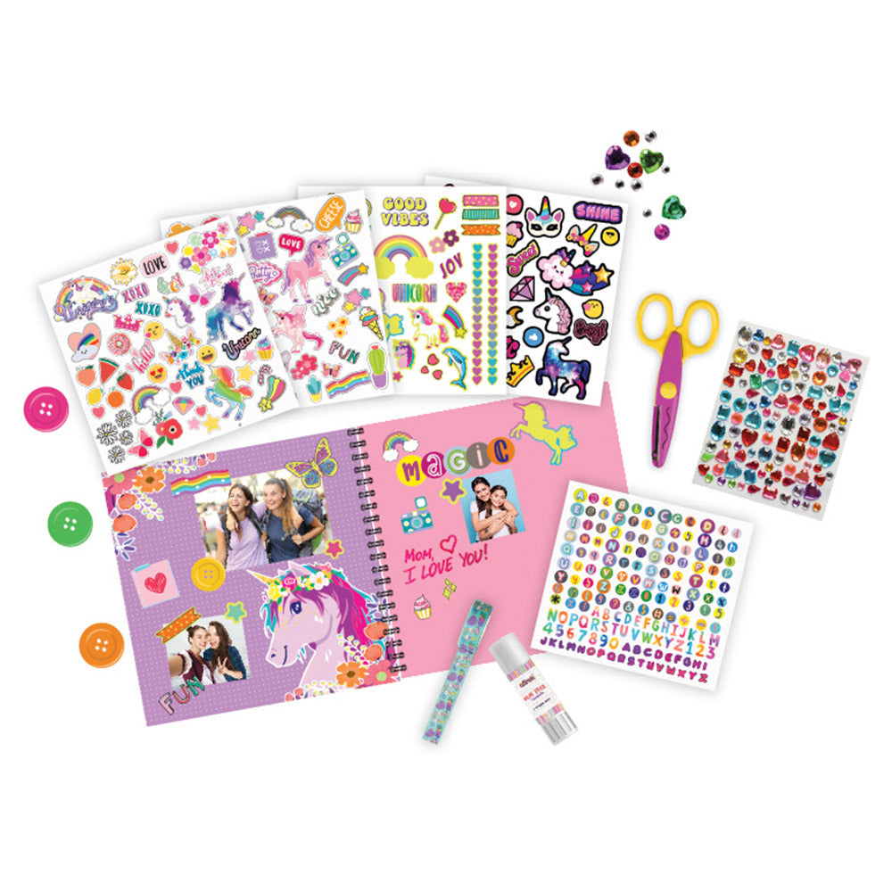 Mirada Art & Craft,Unicorn Scrapbook, Ideal Gift for Boys & Girls, 6+ (MAC2011)
