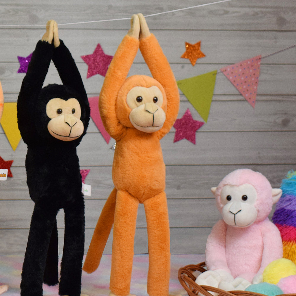 Mirada 52cm Hanging Monkey Soft Toy - Brown
