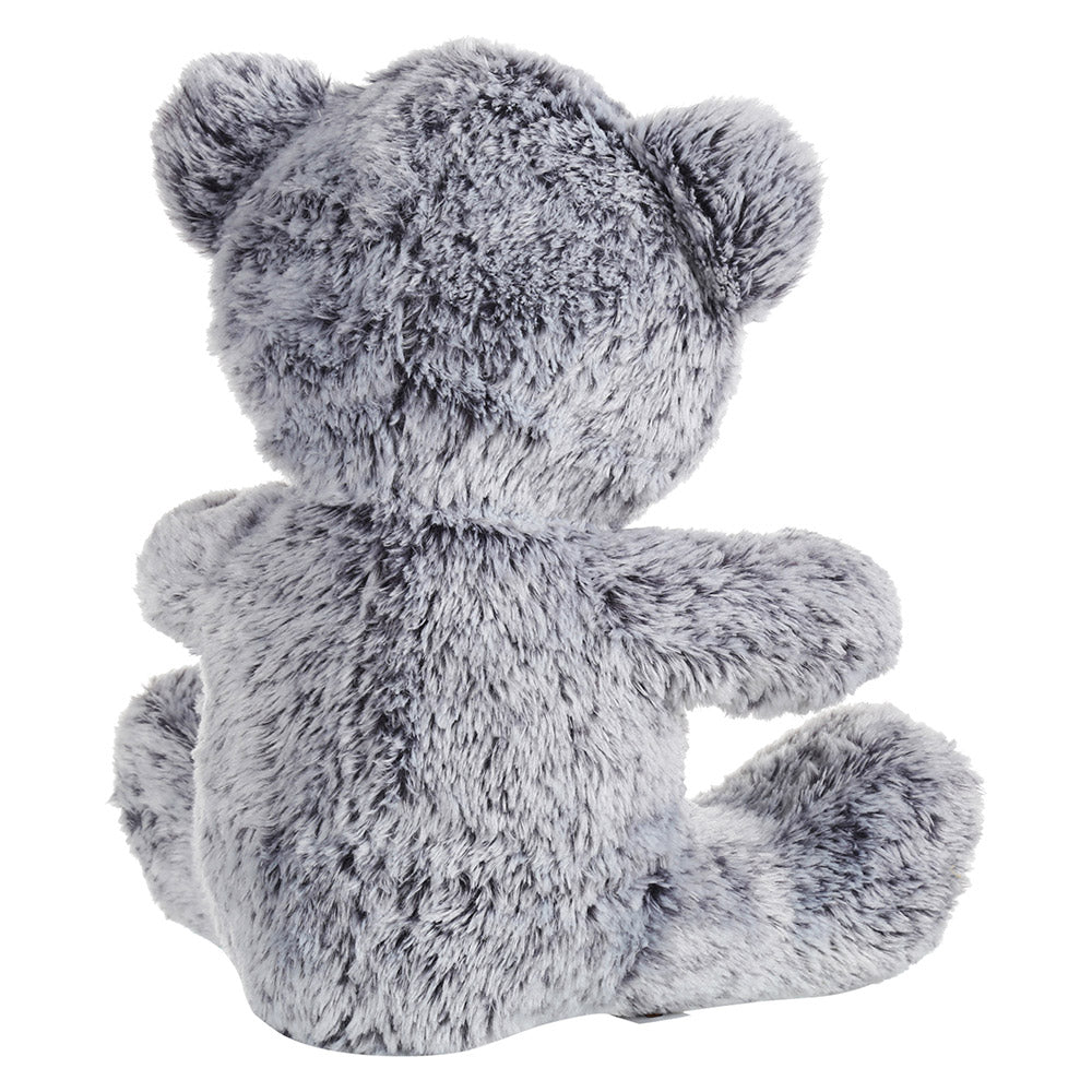 Mirada 32cm Sitting Bear Soft Toy - Dual Black
