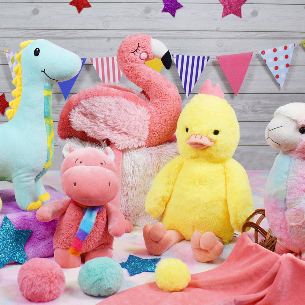 Mirada Carrot Plush Stuffed Bird with Wings Flamingo Soft Toy- 60cm