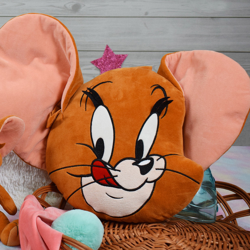 Mirada Brown Cute Plush Stuffed Jerry Soft Toy Pillow/ Cushion - 42cm