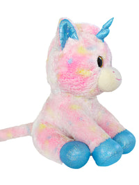Mirada Plush Stuffed Tie Dye Pink Cute Unicorn Soft Toy - 42cm