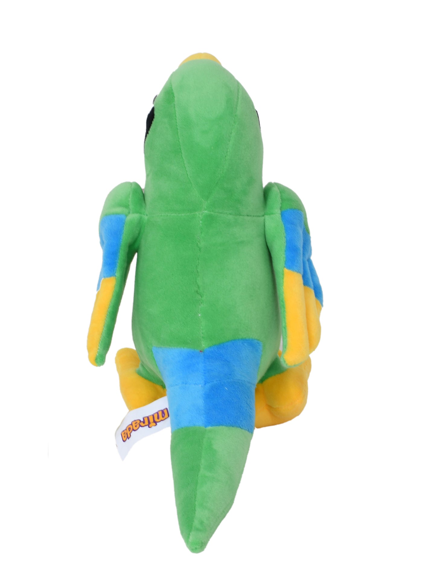 Mirada Plush Stuffed Bird Green Parrot Soft Toy - 21cm