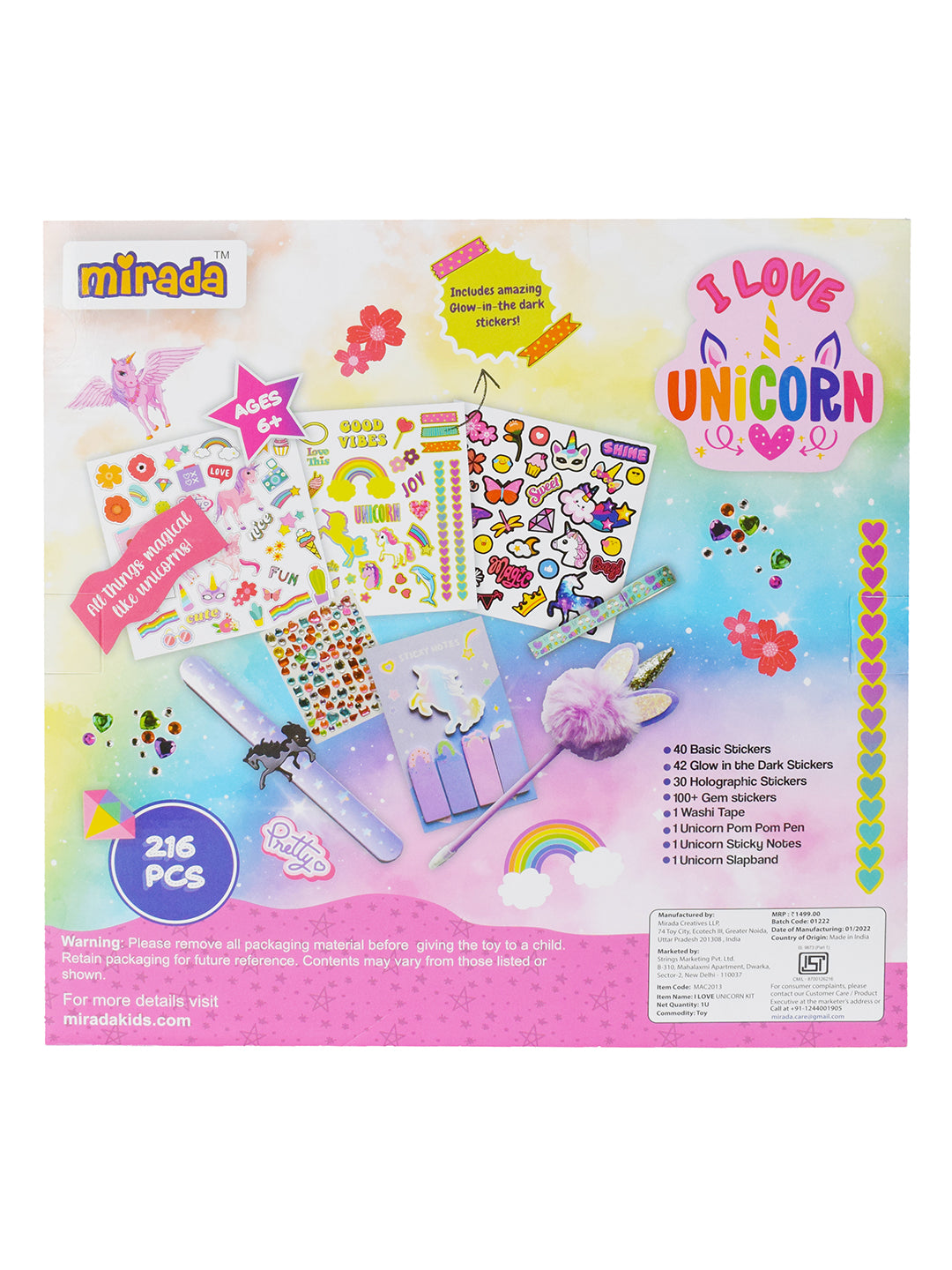 Mirada I Love Unicorn