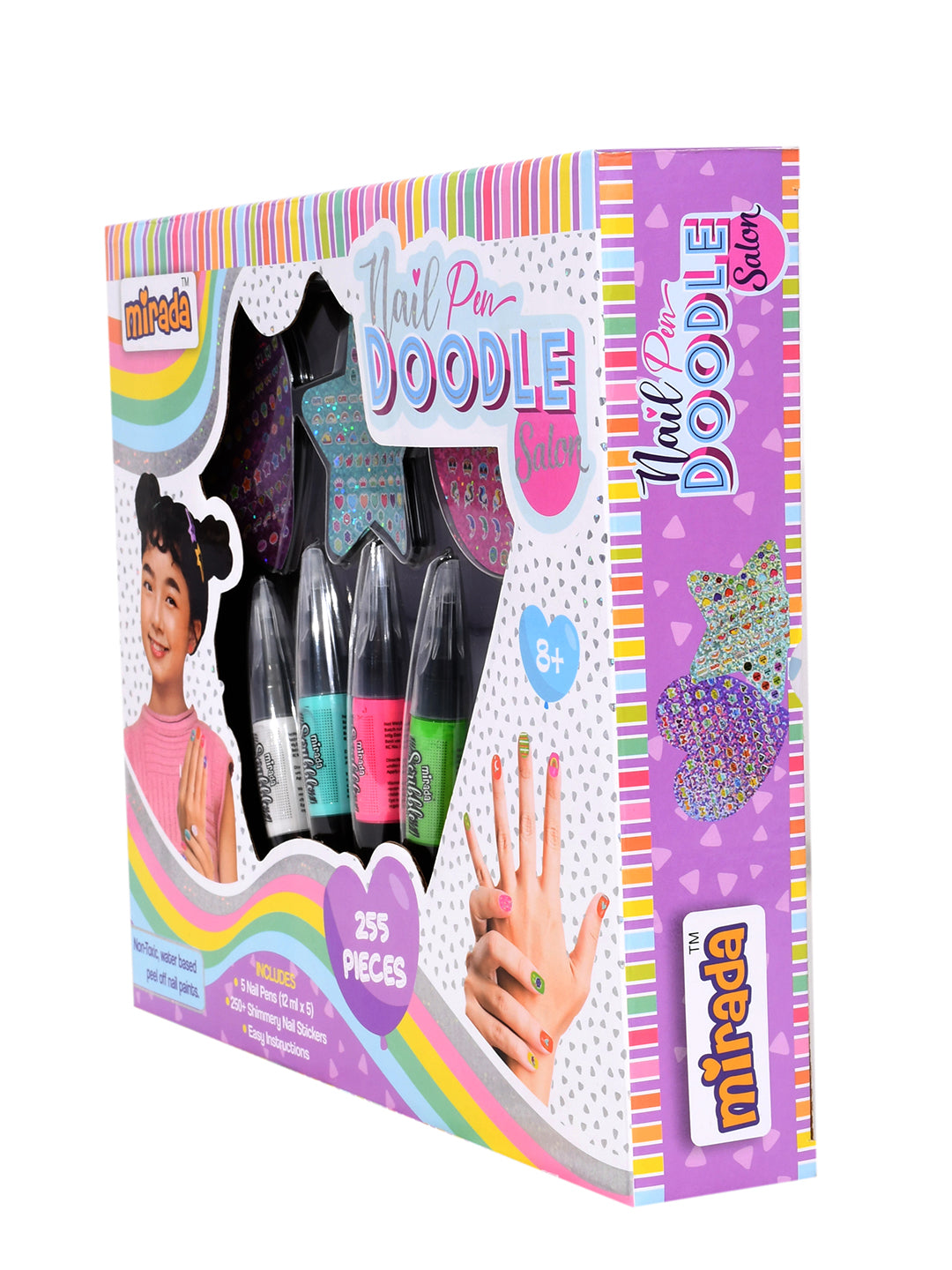 Buy CORPER TOYS Unicorn Kids Nail Art Kit Girls Nail Makeover Kit Kids Nail  Polish Cosmetic Washable Real Makeup Set Activity Spa Party Toy Gift Set  for Little Girls Children Ages 3+