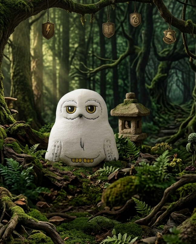 Mirada Harry Potter Hedwig Face Toy 40cm