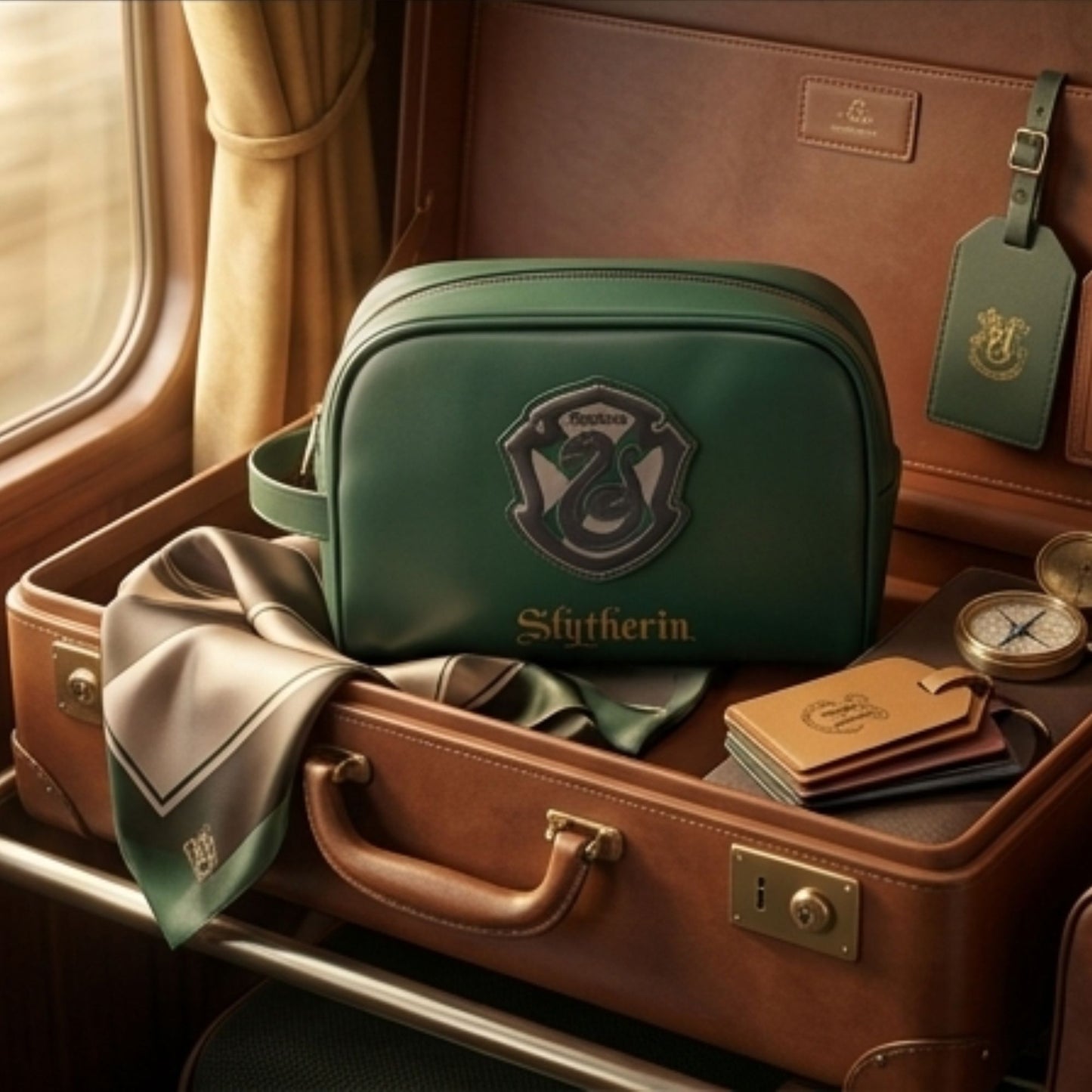Mirada Harry Potter Slytherin Travel Pouch