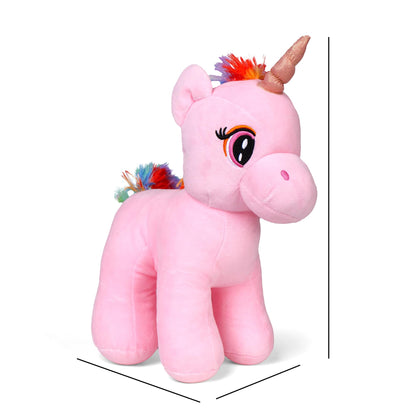 Mirada Standing Unicorn Toy - Pink – 29cm