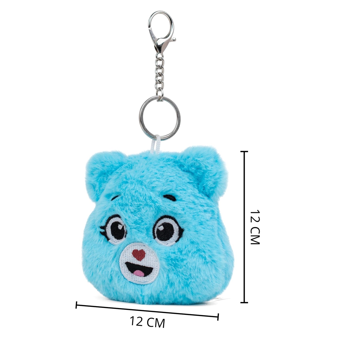 Mirada Smiley Key Chain Toy - Turquoise -12cm