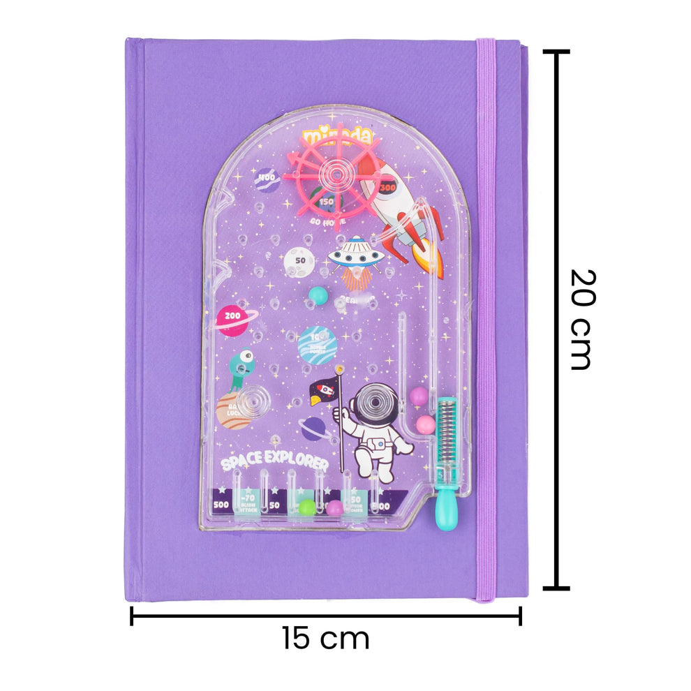 Mirada Pinball Space Plush Notebook