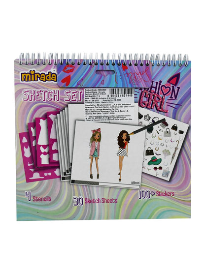 Mirada Fashion Sketch It Book
