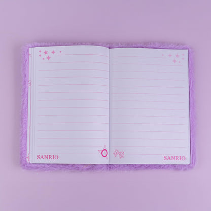Mirada Sanrio Kuromi Plush Notebook | Officially Licensed