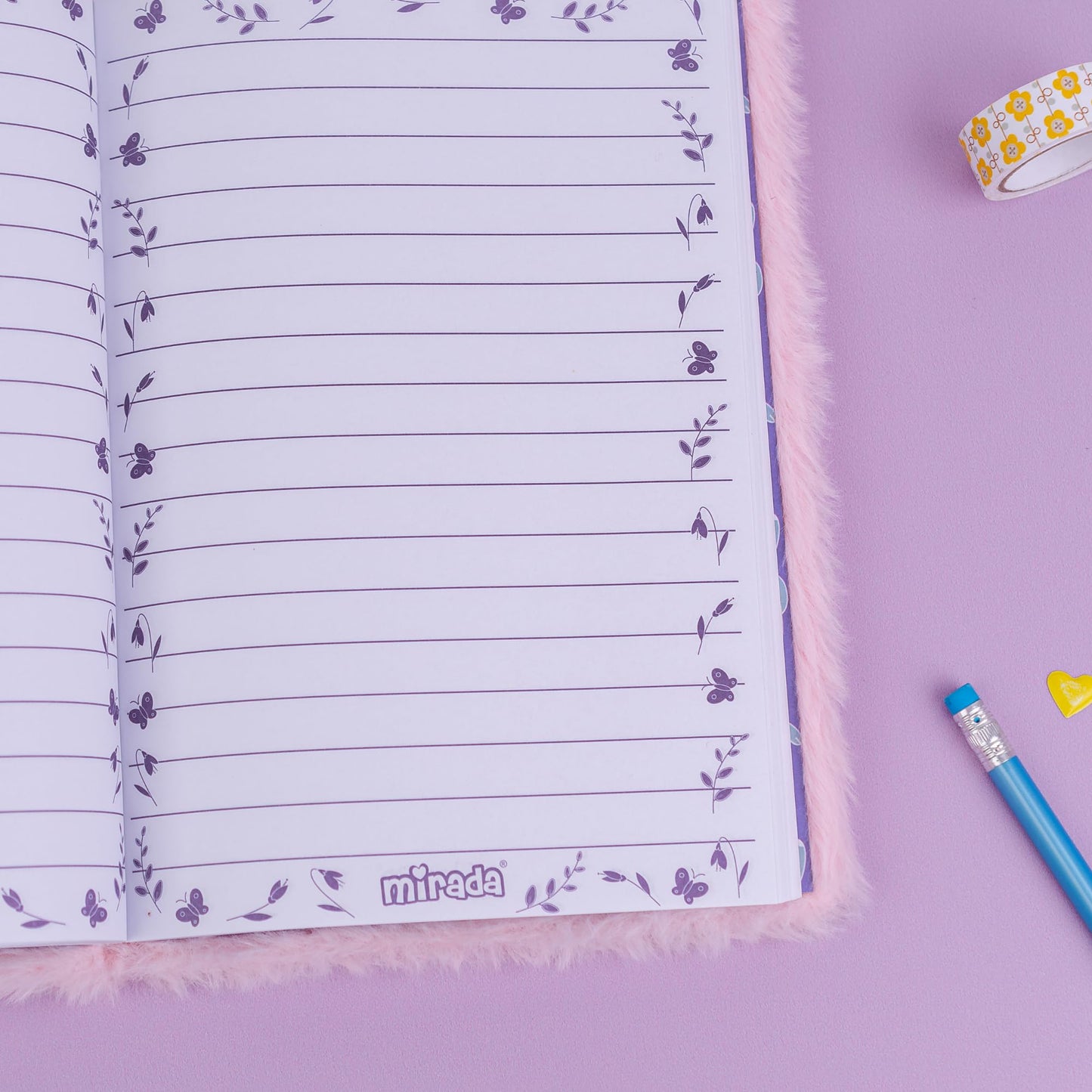 Mirada Bunny Princess Plush Notebook
