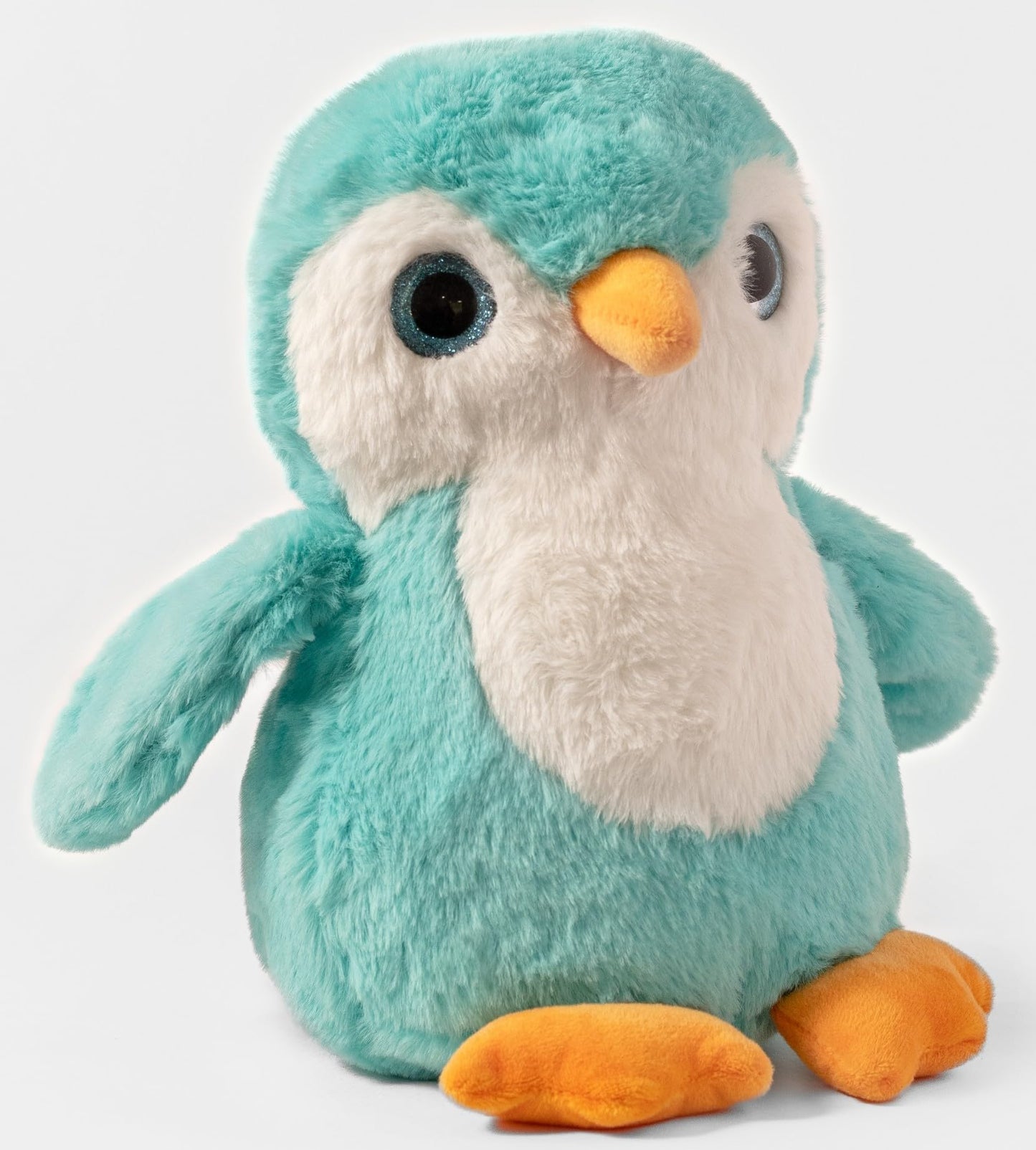 Mirada Turquoise Glitter Eye Penguin Soft Toy - 25cm