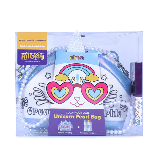 Mirada Unicorn Pearl Slinger Bag