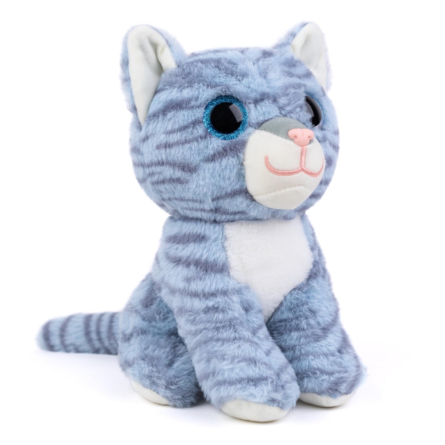 Mirada Glitter Eye Cat Toy - Grey – 25cm