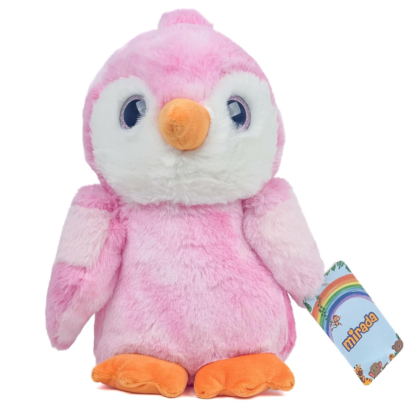 Mirada Green Glitter Eye Penguin Soft Toy - 28cm