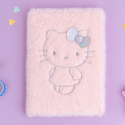 Mirada Hello Kitty Kuromi Plush Notebook | Officially Licensed