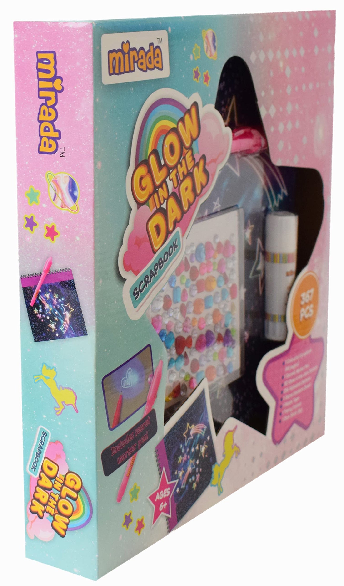 Mirada Art & Craft,Glow in The Dark Scrapbook