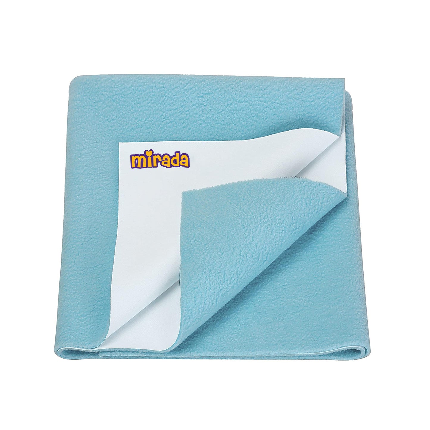 Mirada Waterproof Reusable Absorbent Dry Sheet (Sea Blue, Medium, 100cm x 70cm)